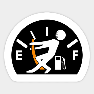 Gas Gauge Guy Sticker